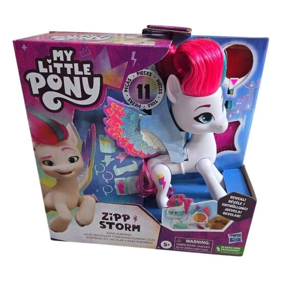 My Little Pony Dolls Zipp Storm Wing Surprise, 5.5-inch Toy with Wings and Acces - Picture 1 of 4